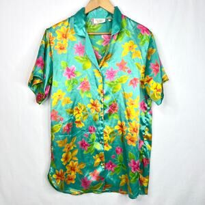 Vintage Victoria's Secret Gold Label Short Sleeve Pajama Top Small/P